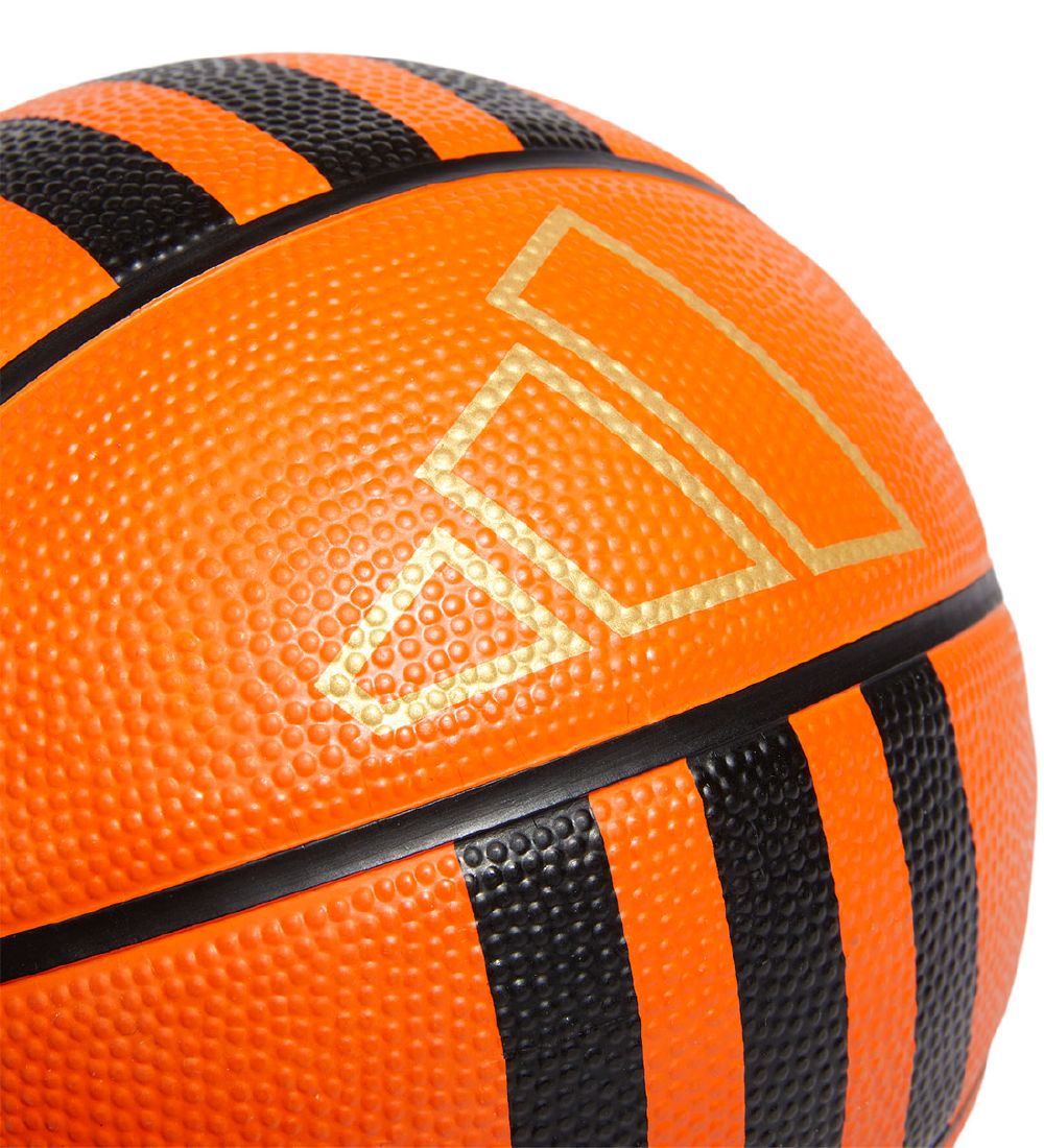 adidas Performance Basketbold - 3S Rubber Mini - Orange/Sort