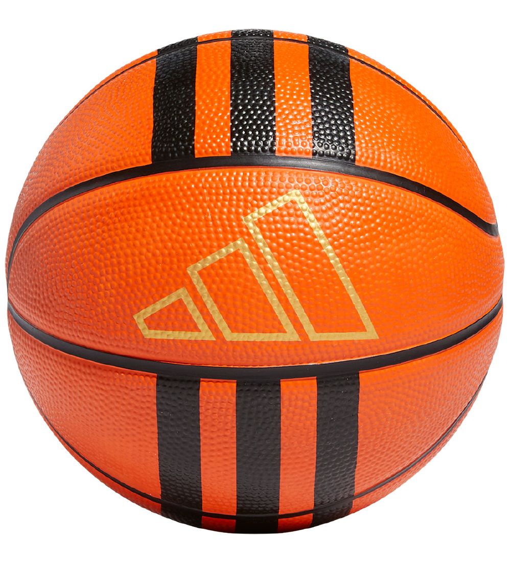 adidas Performance Basketbold - 3S Rubber Mini - Orange/Sort