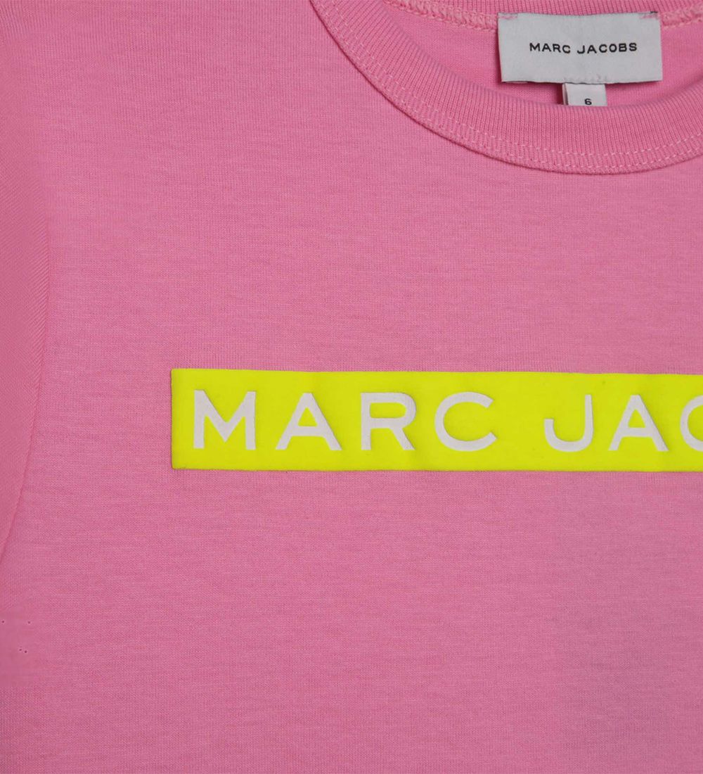Little Marc Jacobs T-shirt - Apricot m. Neongul