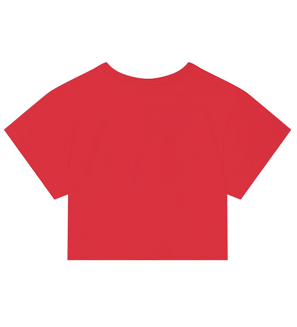 Little Marc Jacobs T-shirt - Cropped - Rd m. Bltetaske