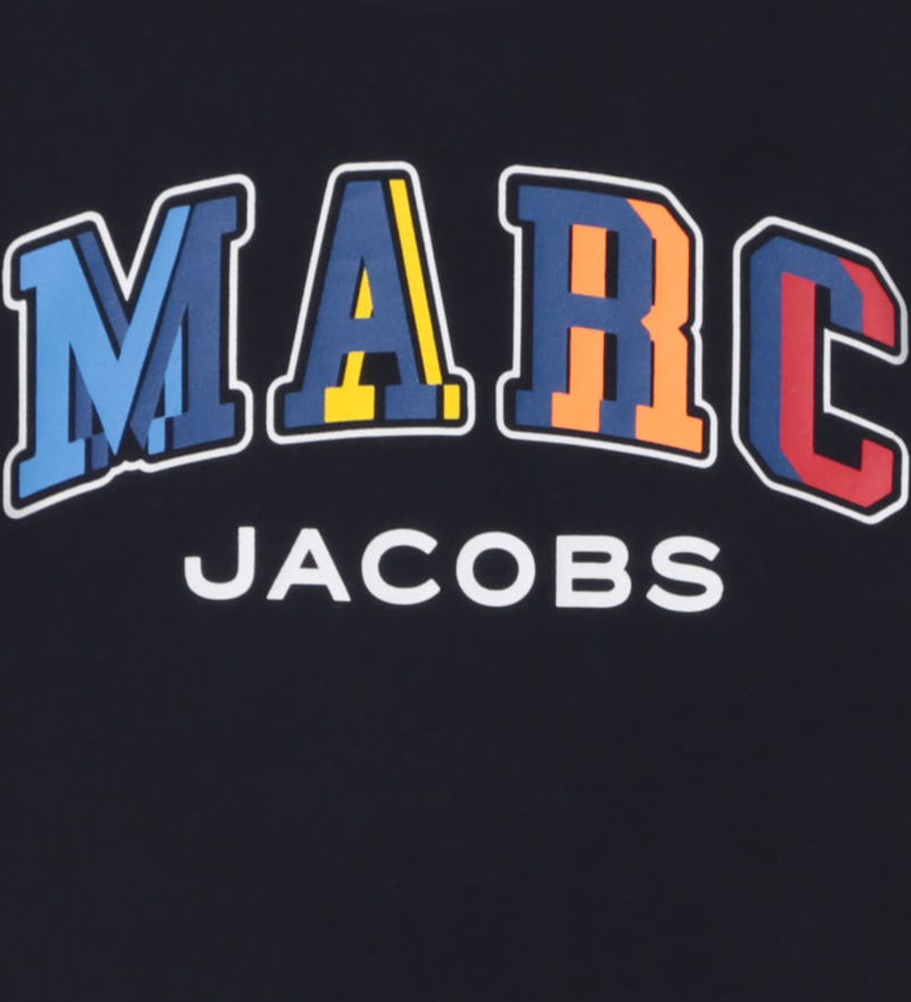 Little Marc Jacobs T-shirt - Navy m. Print