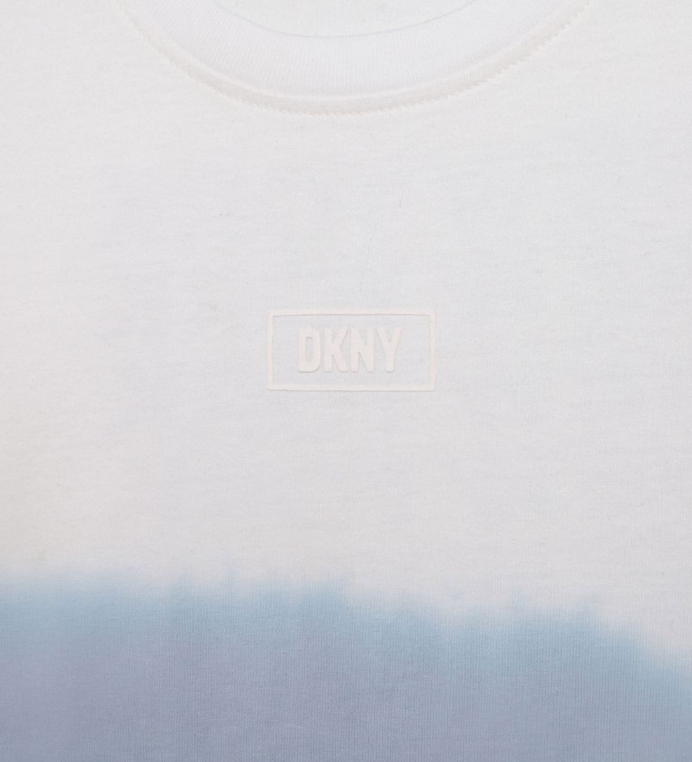 DKNY T-shirt - Hvid/Blå m. Print