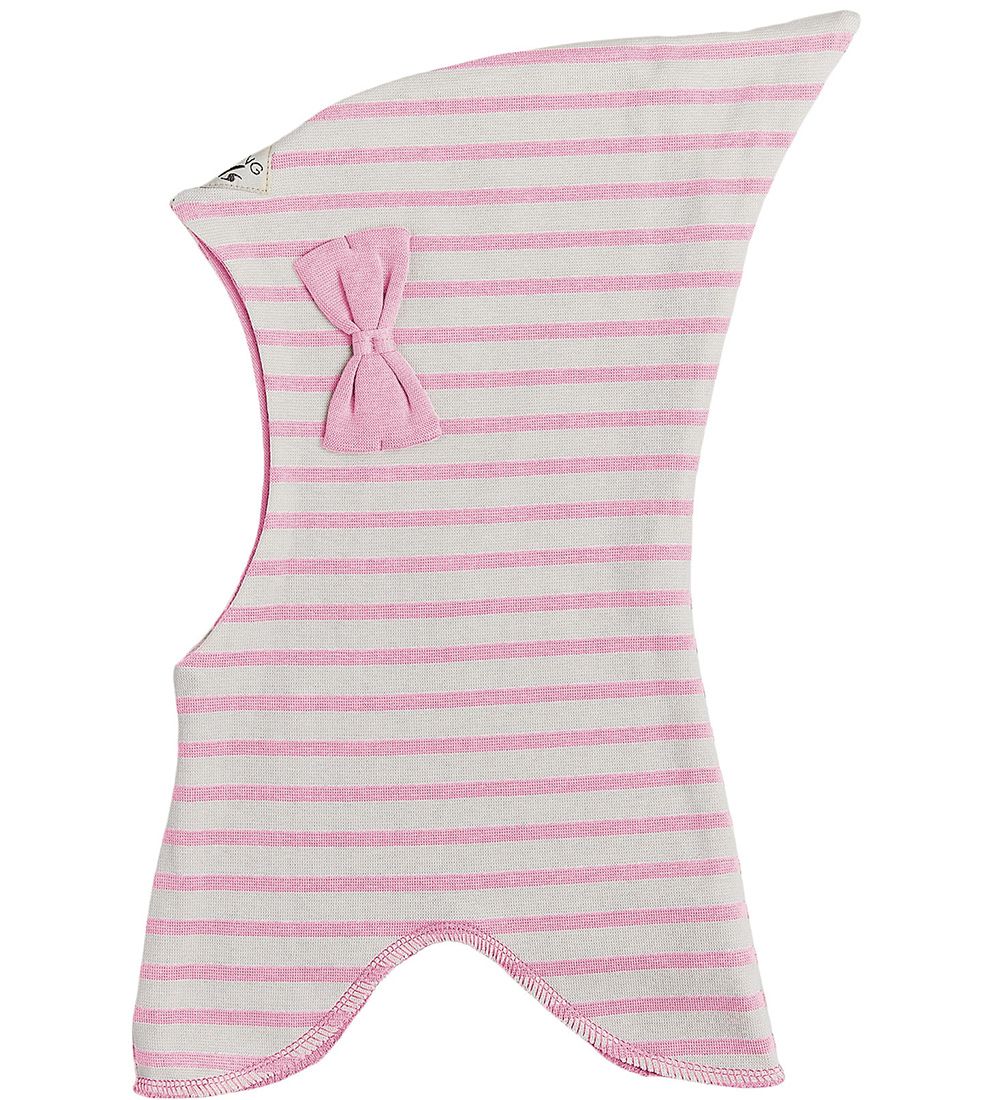 Racing Kids Elefanthue - 2-lags - Bright Rose/Eggshell