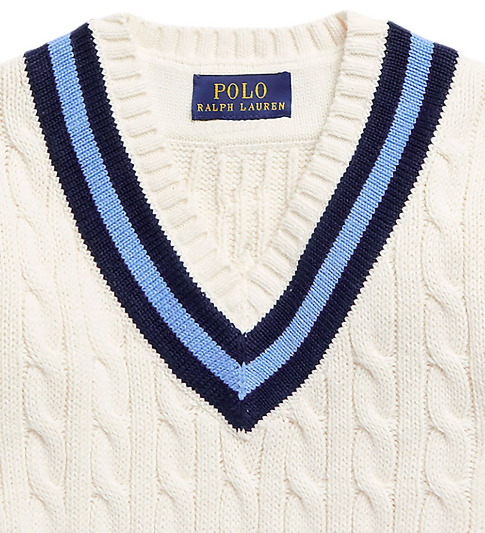 Polo Ralph Lauren Sweater - Strik - Watch Hill - Cream/Navy