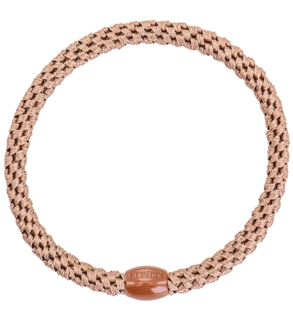 Kknekki Hårelastikker - 6-Pak - Slim - Brun/Beige/Guld