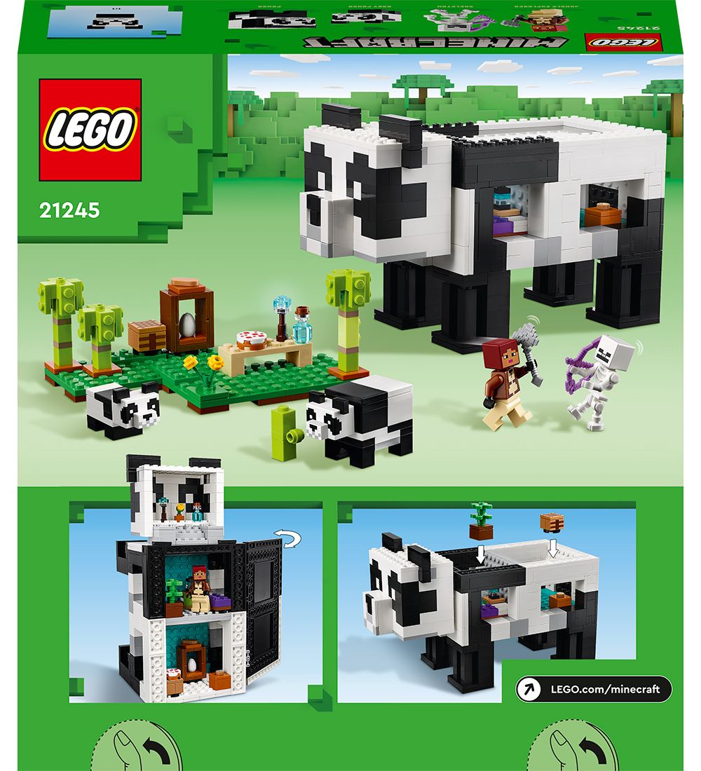 LEGO® Minecraft - Panda-reservatet 21245 - 553 Dele