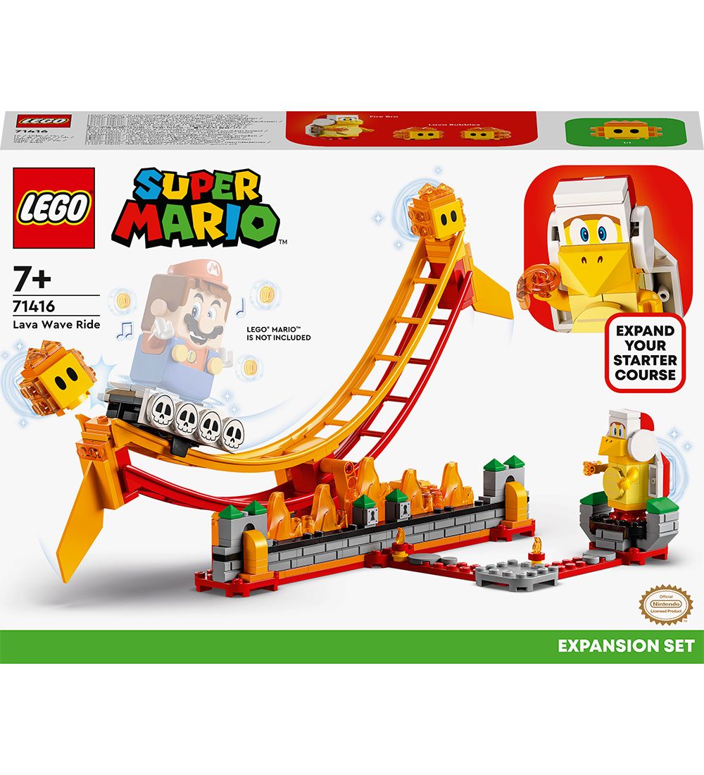 LEGO® Super Mario - Lavabølge-forlystelse - Udvidelsessæt 71416