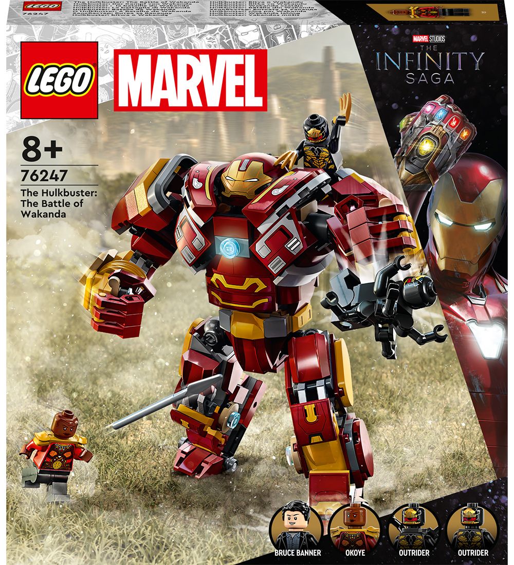 LEGO® Marvel - Hulkbuster: Slaget Om Wakanda 76247 - 385 Dele