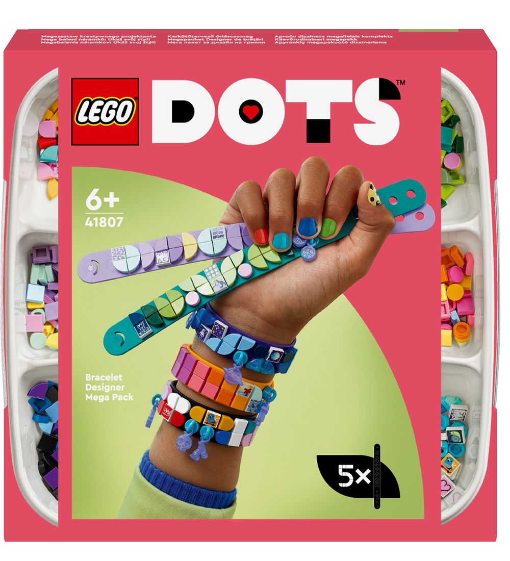 LEGO DOTS - Armbndsdesigner-Megapakke 41807 - 388 Dele