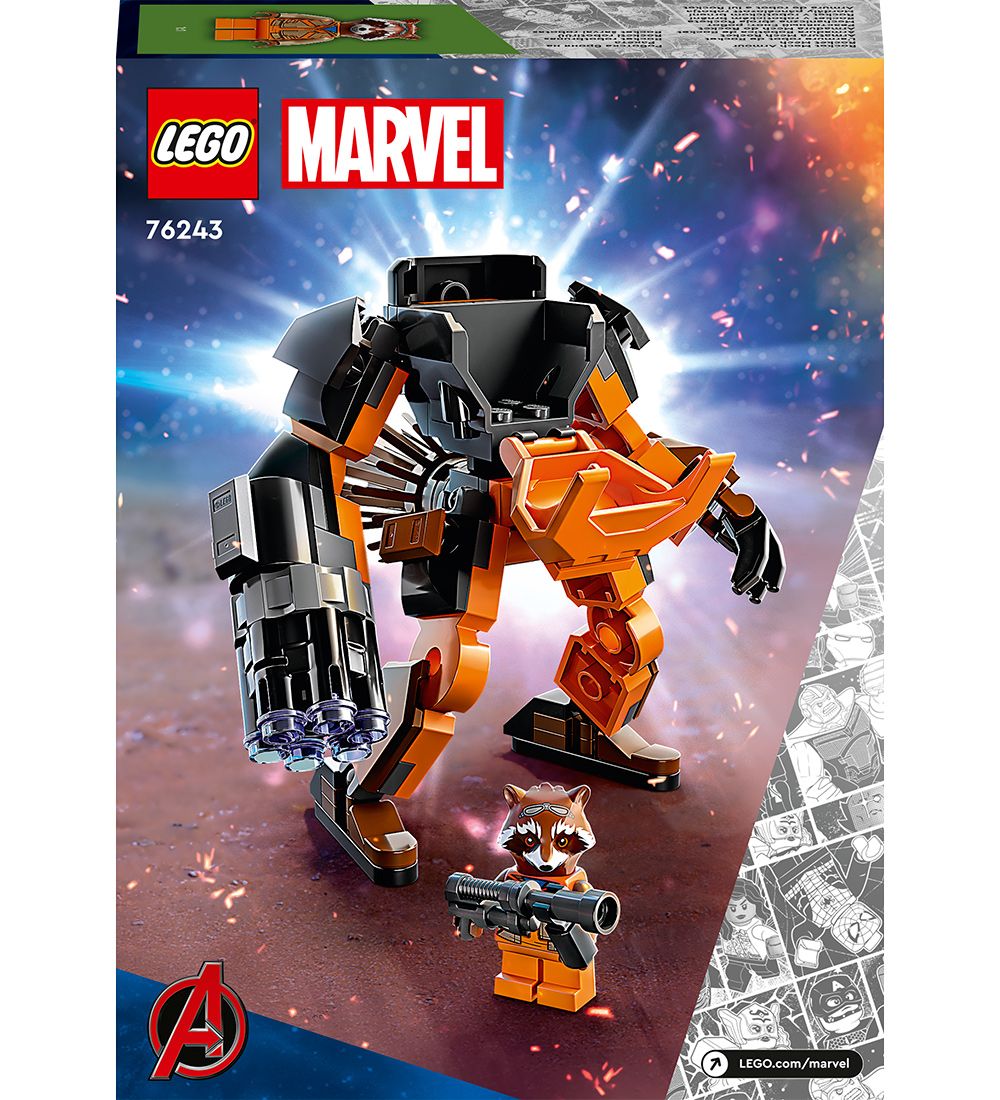 LEGO® Marvel Avengers - Rockets Kamprobot 76243 - 98 Dele