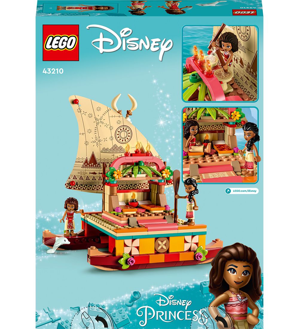 LEGO® Disney Princess - Vaianas Vejfinderbåd 43210 - 321 Dele