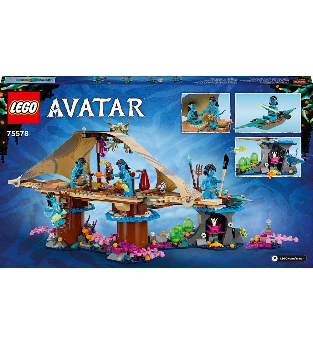LEGO® Avatar - Metkayina-Hjem Ved Revet 75578 - 528 Dele