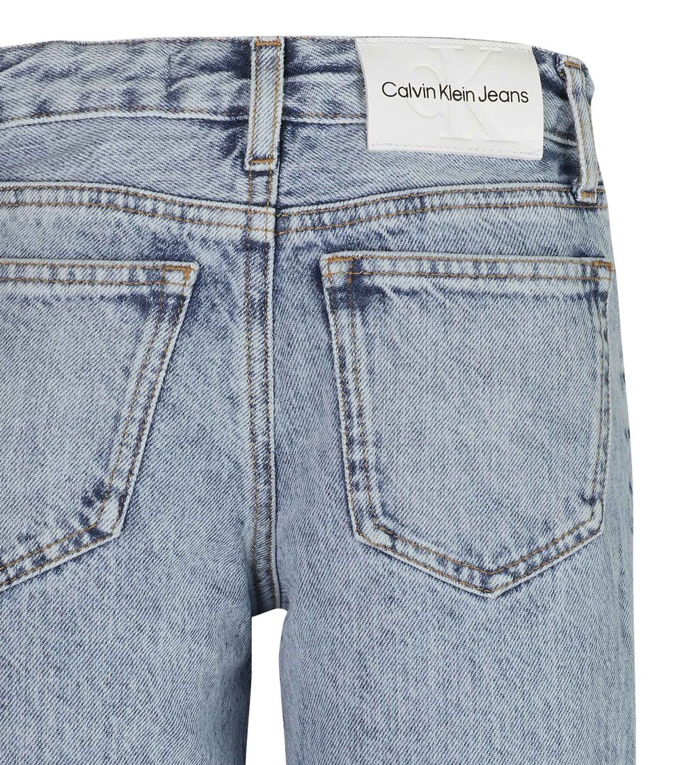 Calvin Klein Jeans - High Rise Wide Leg - Salt Pepper Light