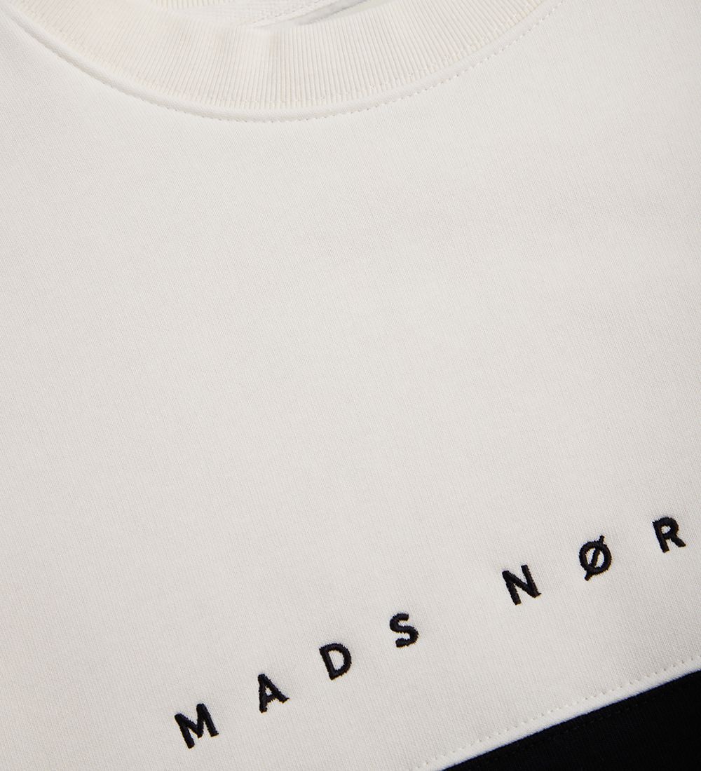 Mads Nrgaard Sweatshirt - Sonar Block - Black/Marshmellow/Grey