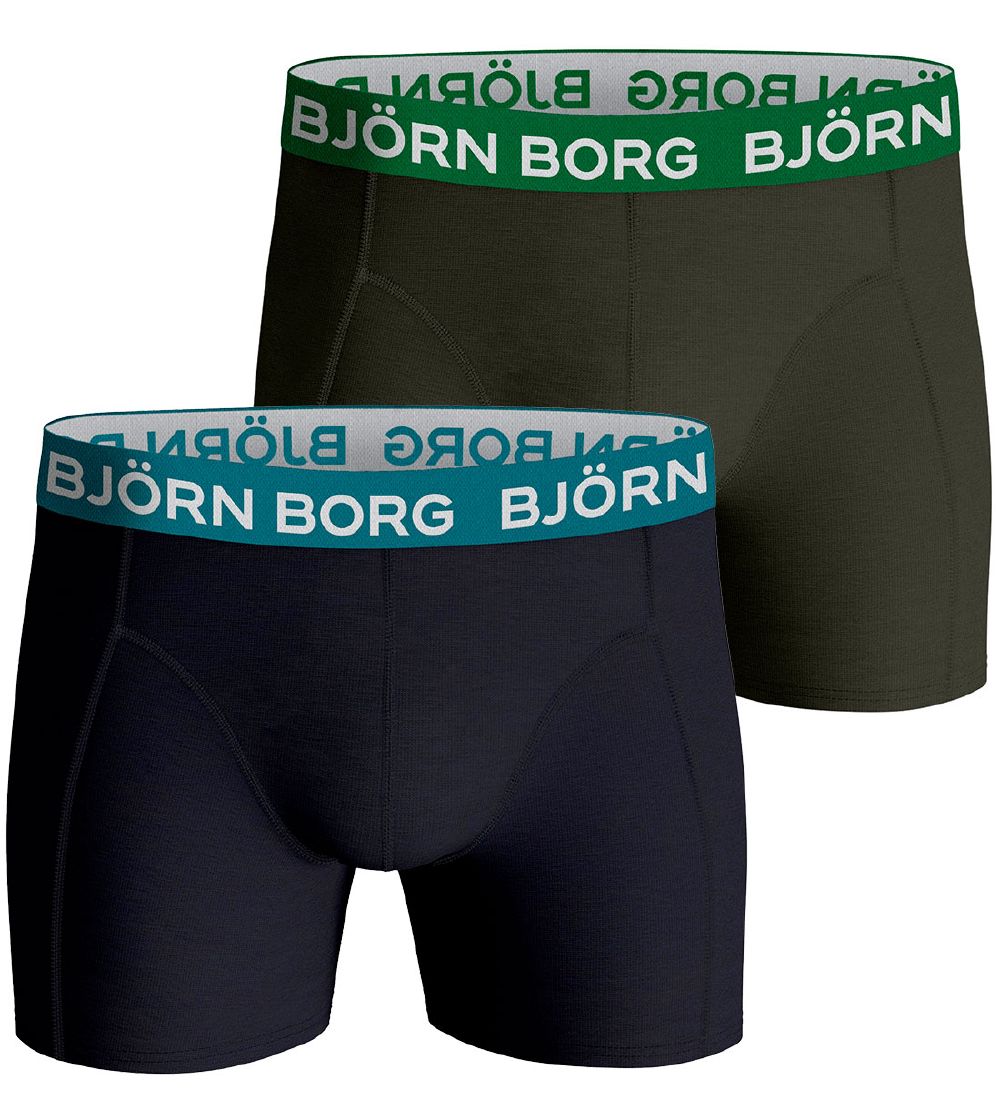 Bjrn Borg Boxershorts - 5-pak - Grn/Bl/Sort