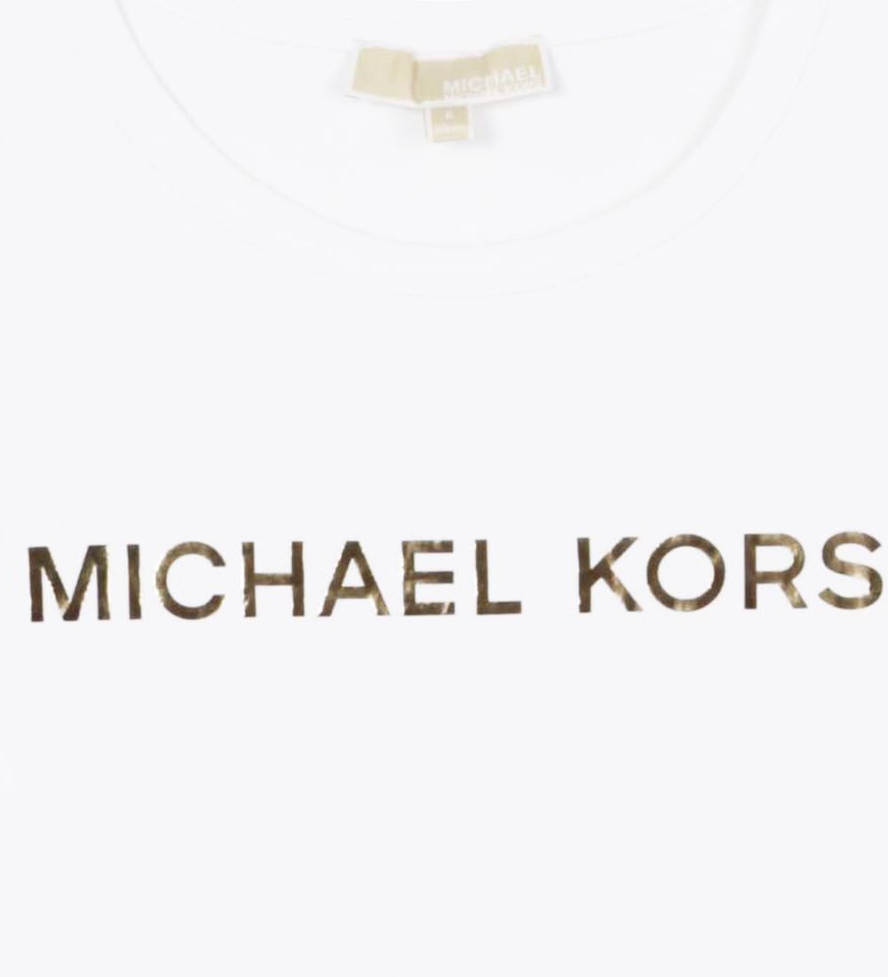 Michael Kors T-shirt - Hvid m. Guld