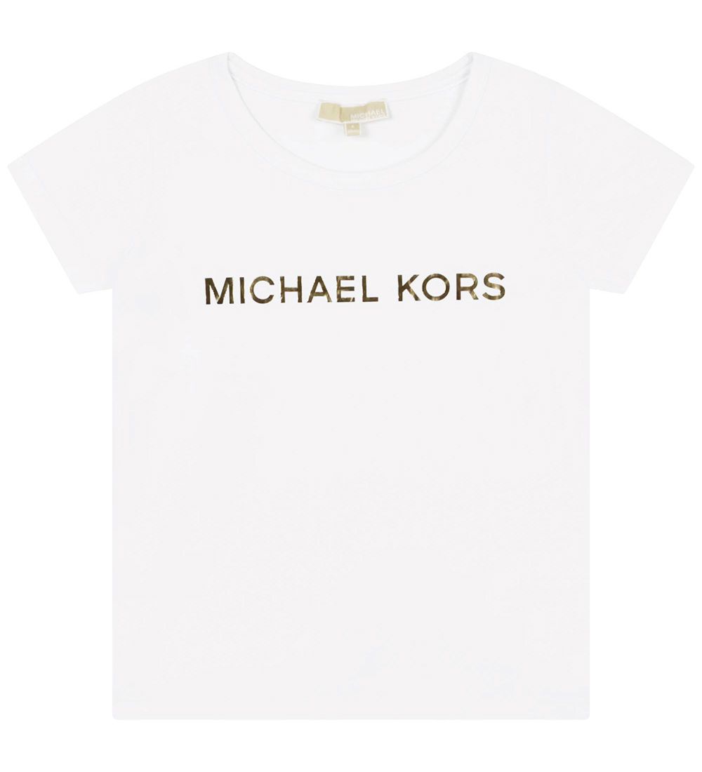 Michael Kors T-shirt - Hvid m. Guld