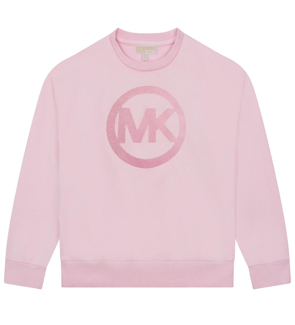 Michael Kors Sweatshirt - Washed Pink m. Pailletter