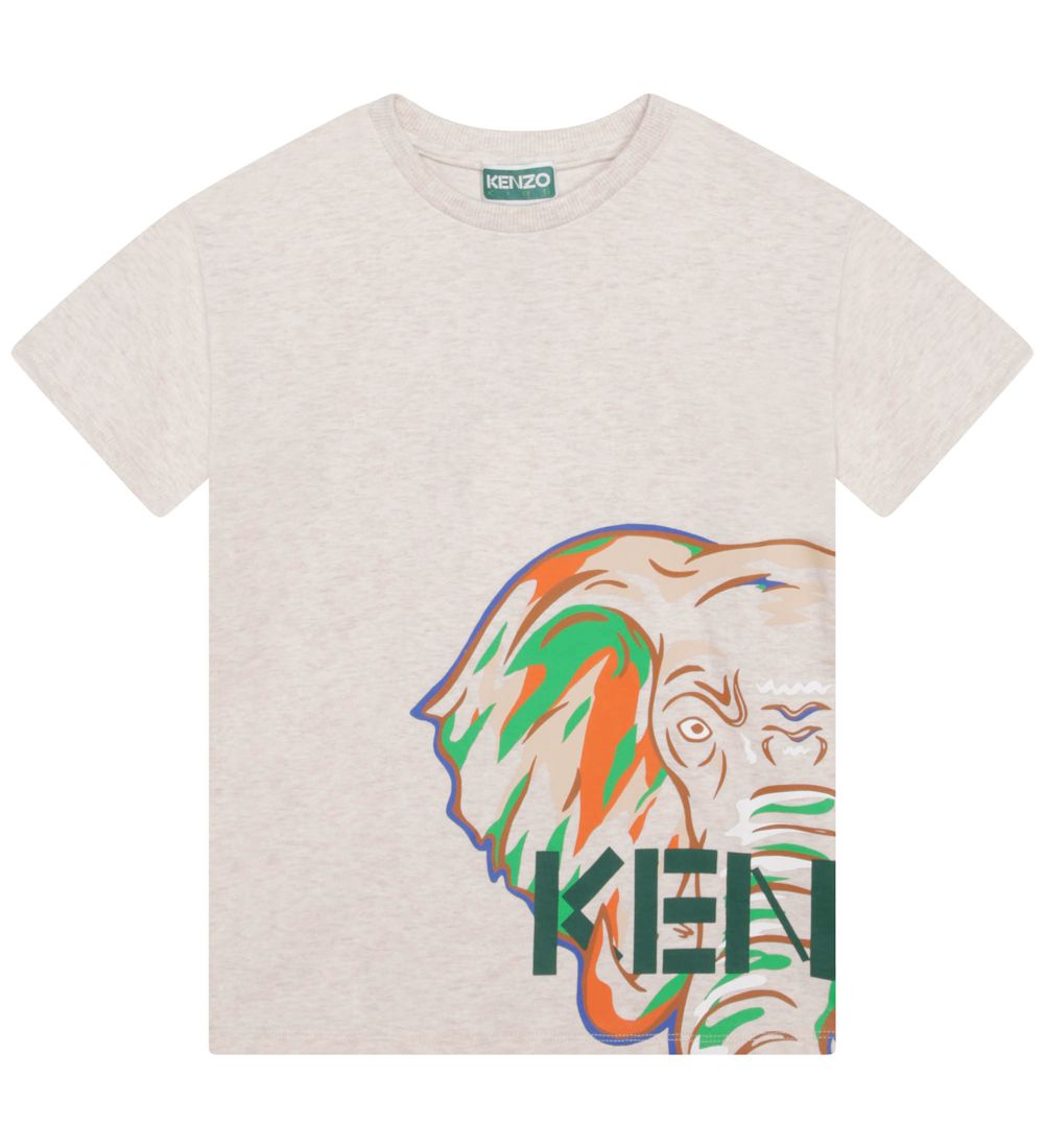 Kenzo T-shirt - Havane Chine m. Elefant