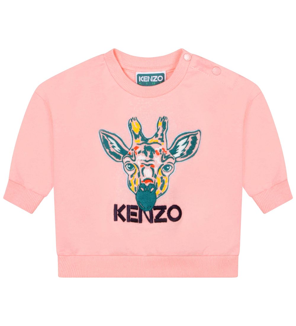 Kenzo Sweatshirt - Rosa m. Giraf