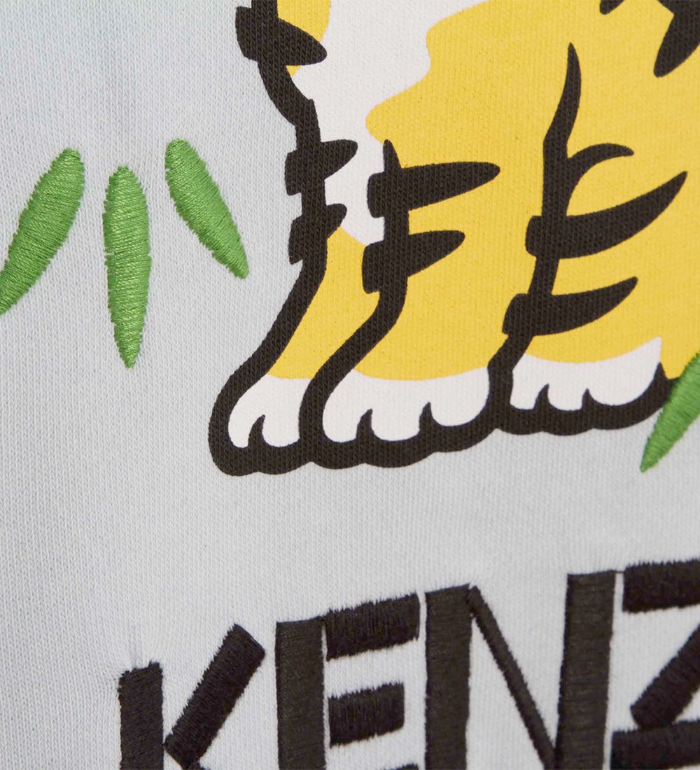 Kenzo Hættetrøje - Lyseblå m. Tiger