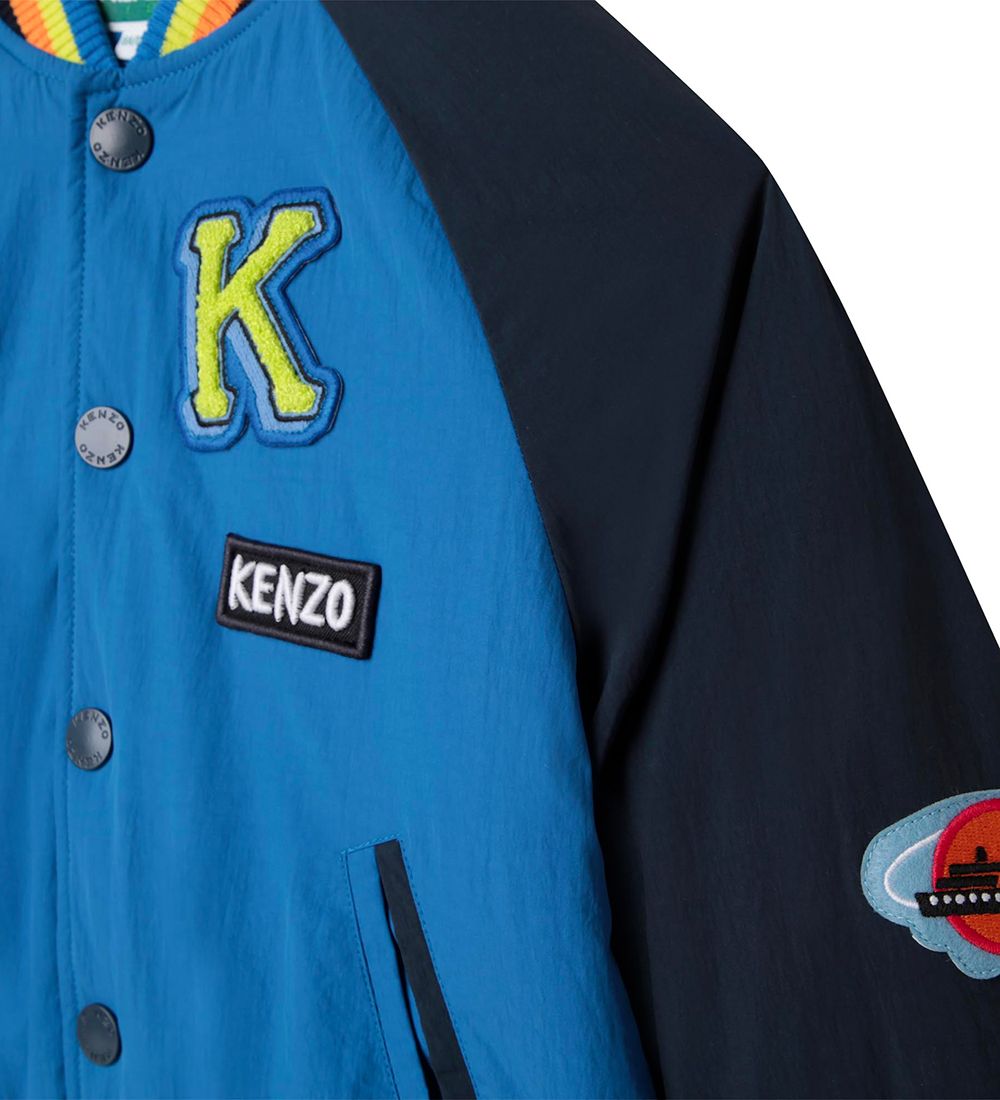 Kenzo Jakke - Blå m. Navy