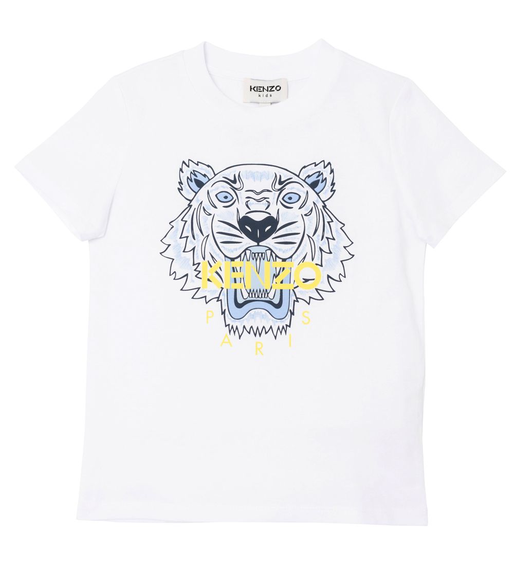 Kenzo T-shirt - Hvid m. Tiger