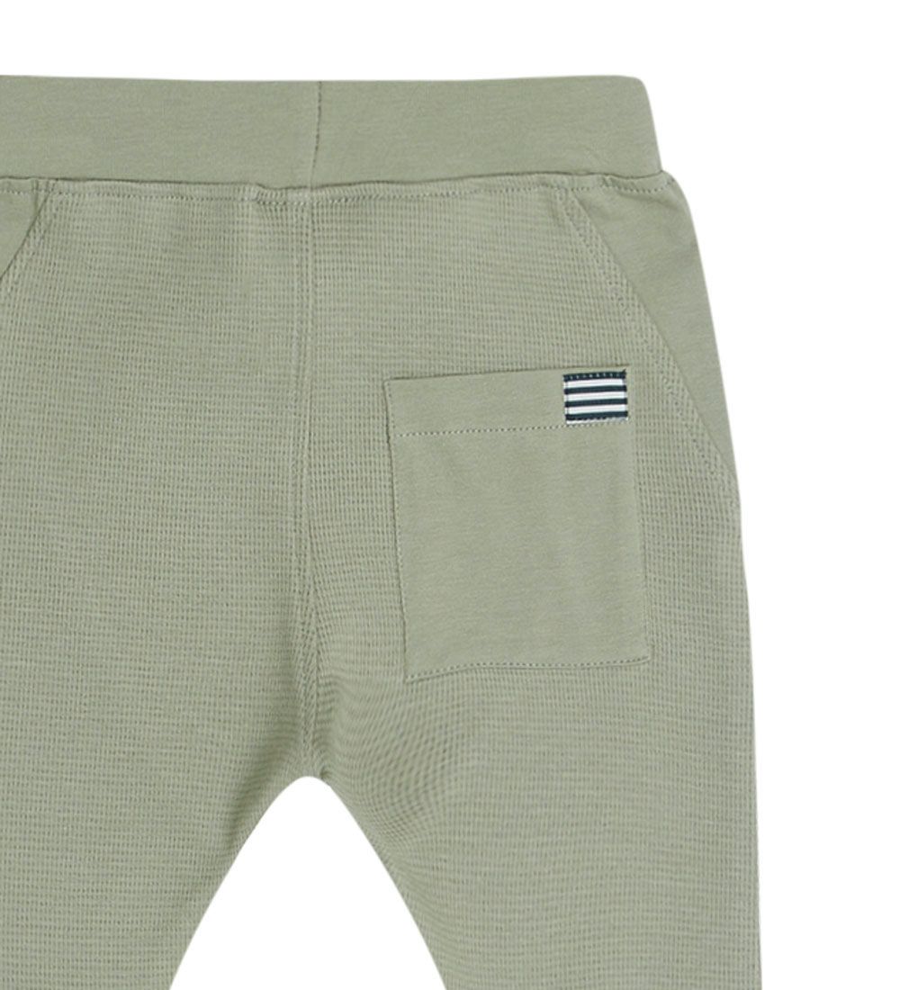 Hust and Claire Sweatpants - Gus - Seagrass m. Struktur