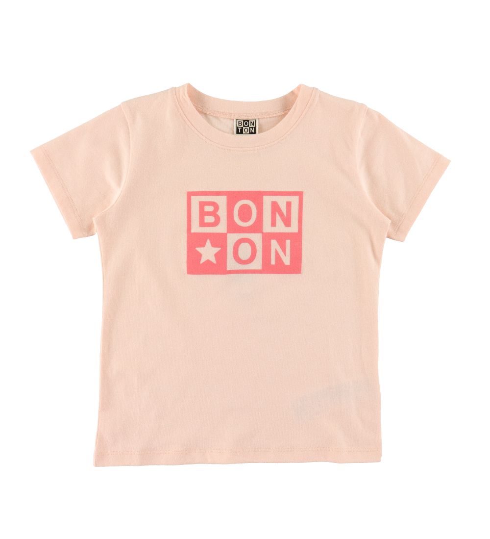 Bonton T-shirt - Logo - Rose Coquillage