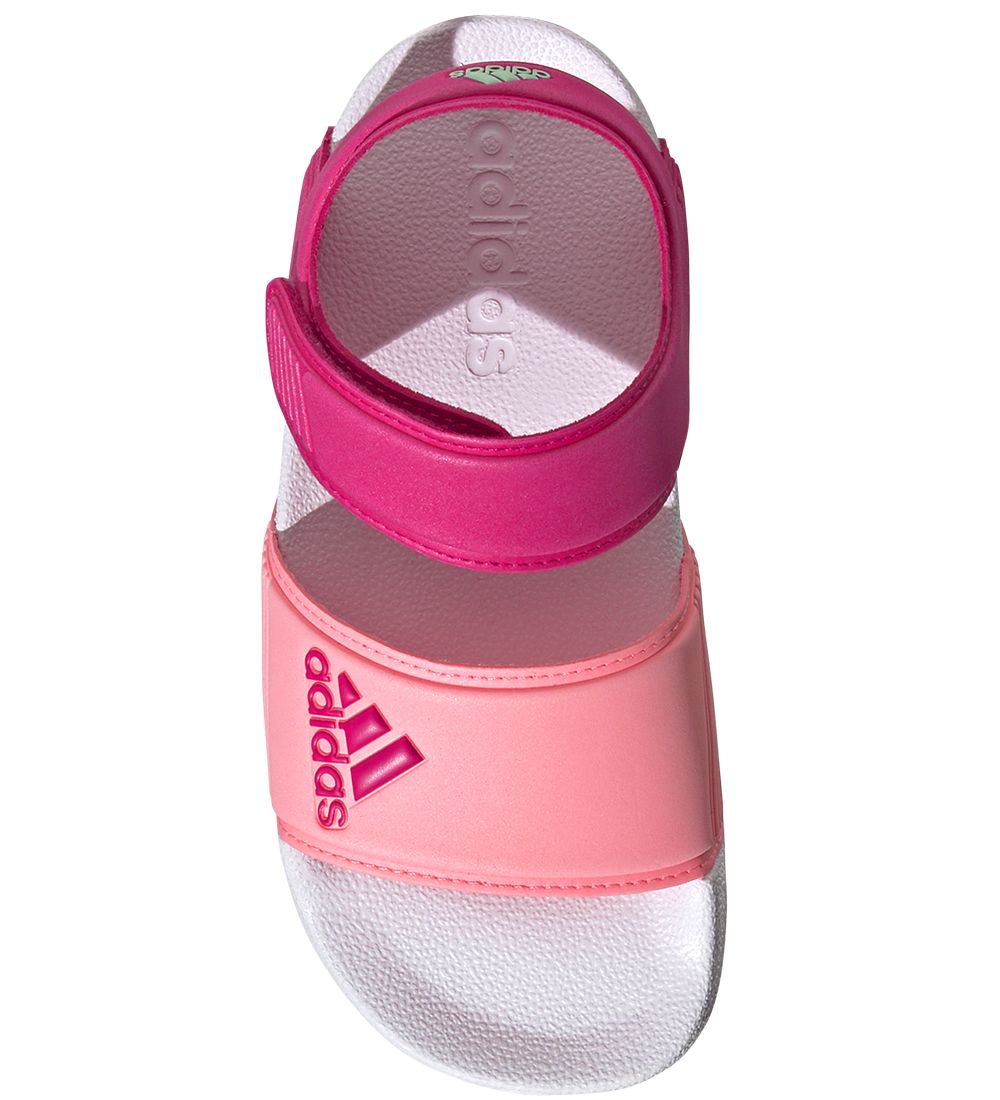 adidas Performance Sandaler - ADILETTE SANDAL K - Pink/Hvid