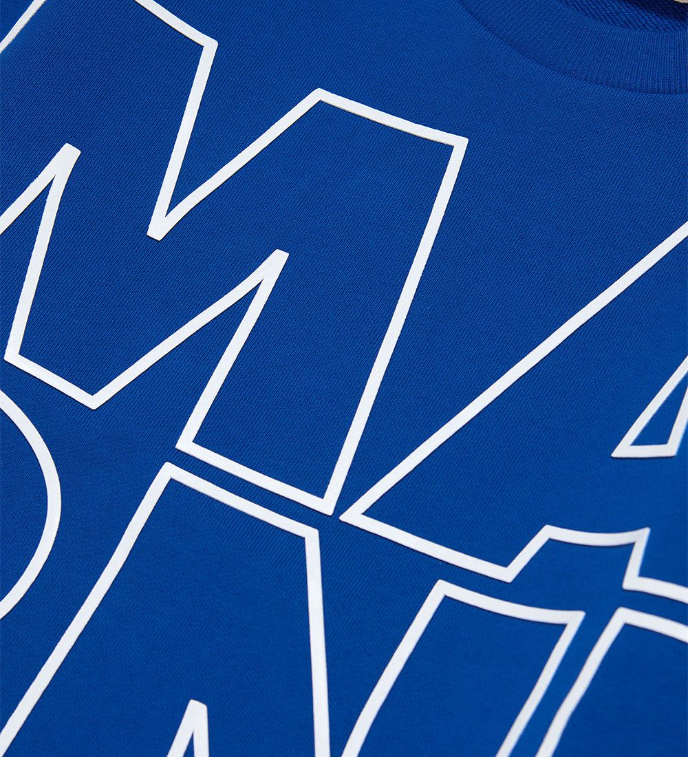 Marni Sweatshirt - Blå m. Hvid