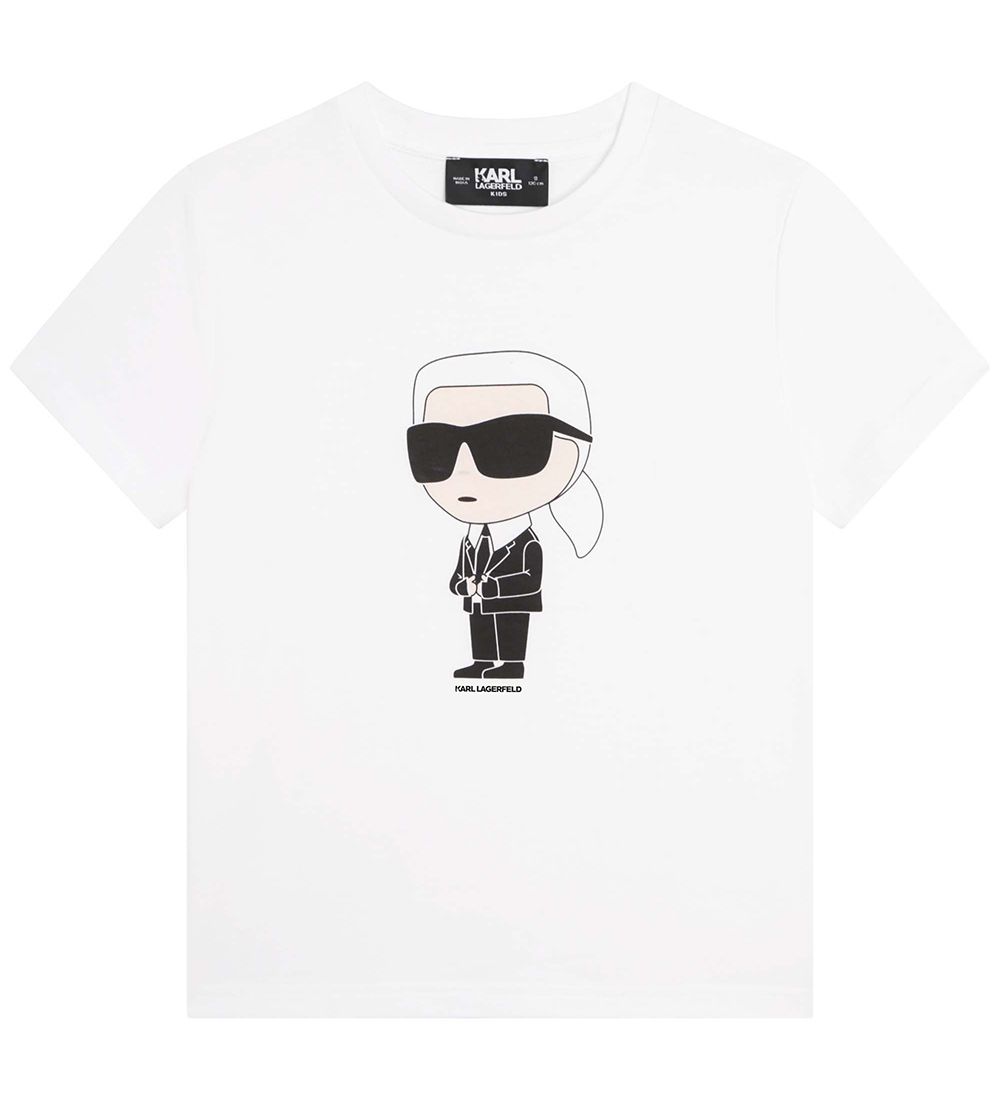 Karl Lagerfeld T-shirt - Hvid m. Logo