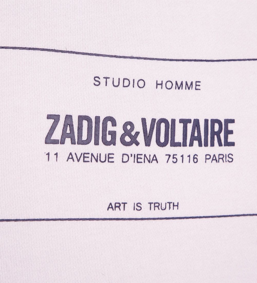 Zadig & Voltaire Httetrje - Lilac m. Sort