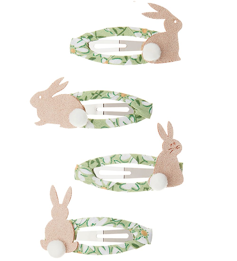 Mimi & Lula Hårspænder - 4-pak - 5,5 cm - Spring Bunny