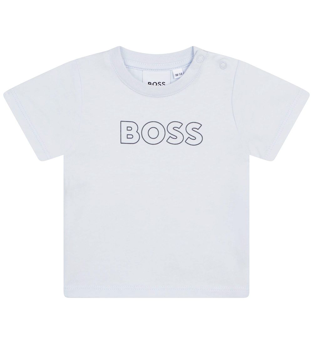 BOSS Gaveske - T-shirt/Bukser/Cardigan - Navy/Lysebl