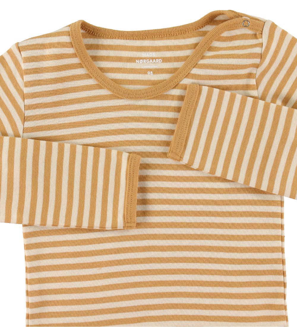 Mads Nrgaard Body - Soft Duo Striped - Off White/Doe