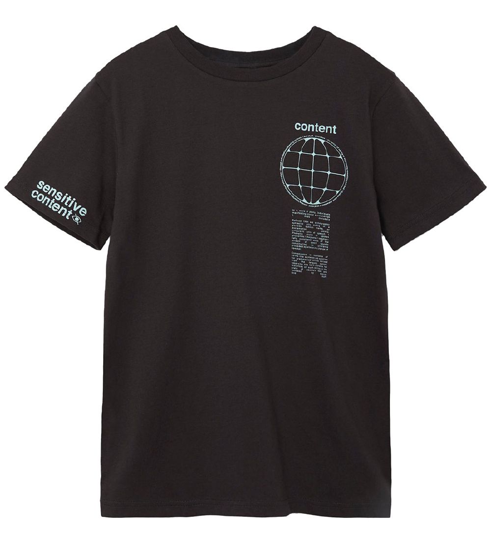 LMTD T-shirt - NlmFobe - Black w. Iced AQ