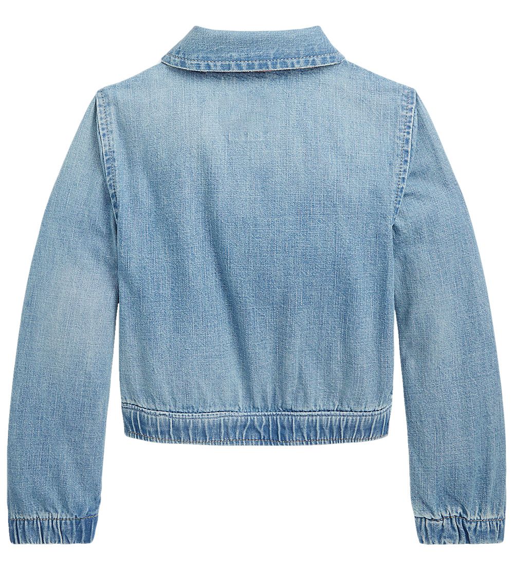 Polo Ralph Lauren Denimjakke - Cropped - Watch Hill - Blå