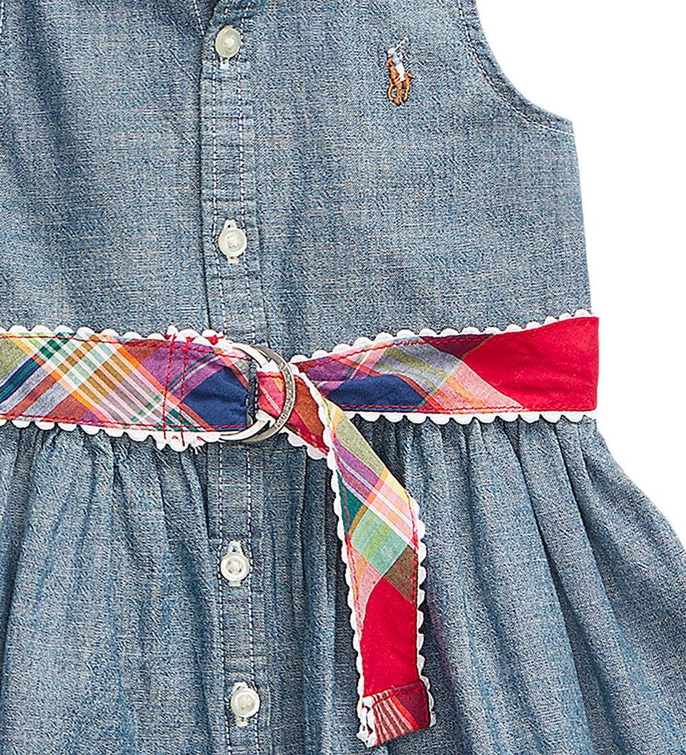 Polo Ralph Lauren Kjole m. Bloomers - Denim - Watch Hill - Blå
