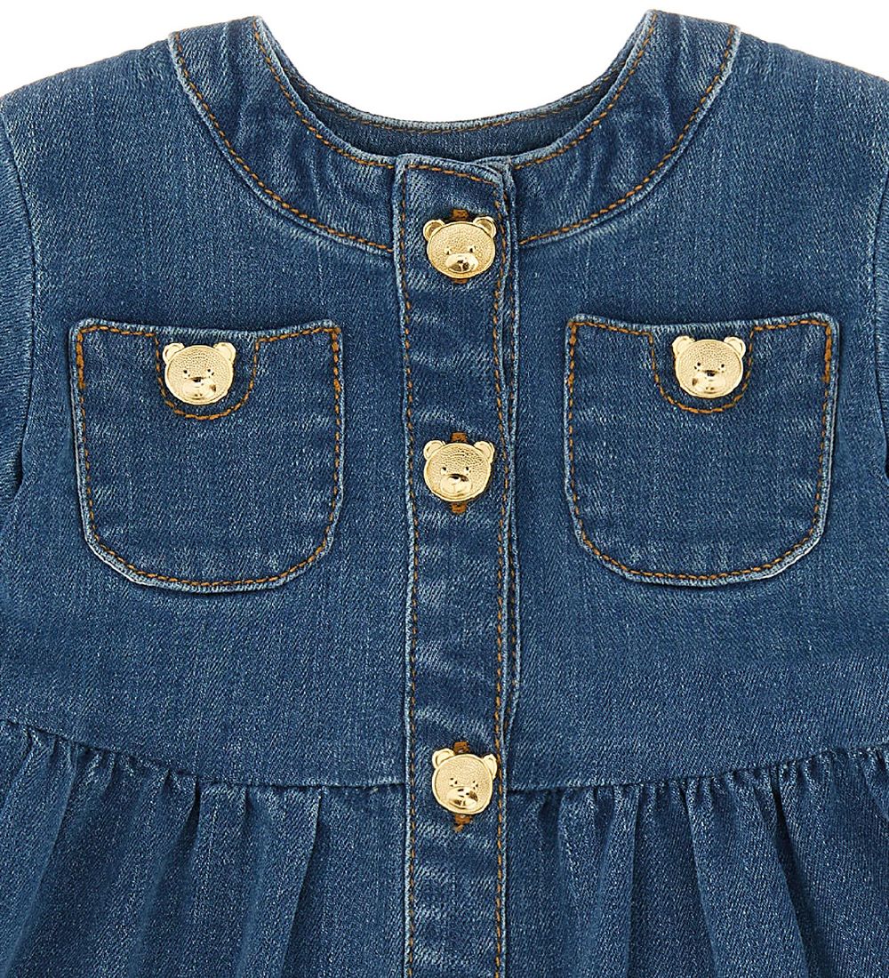 Moschino Kjole - Denim - Blå