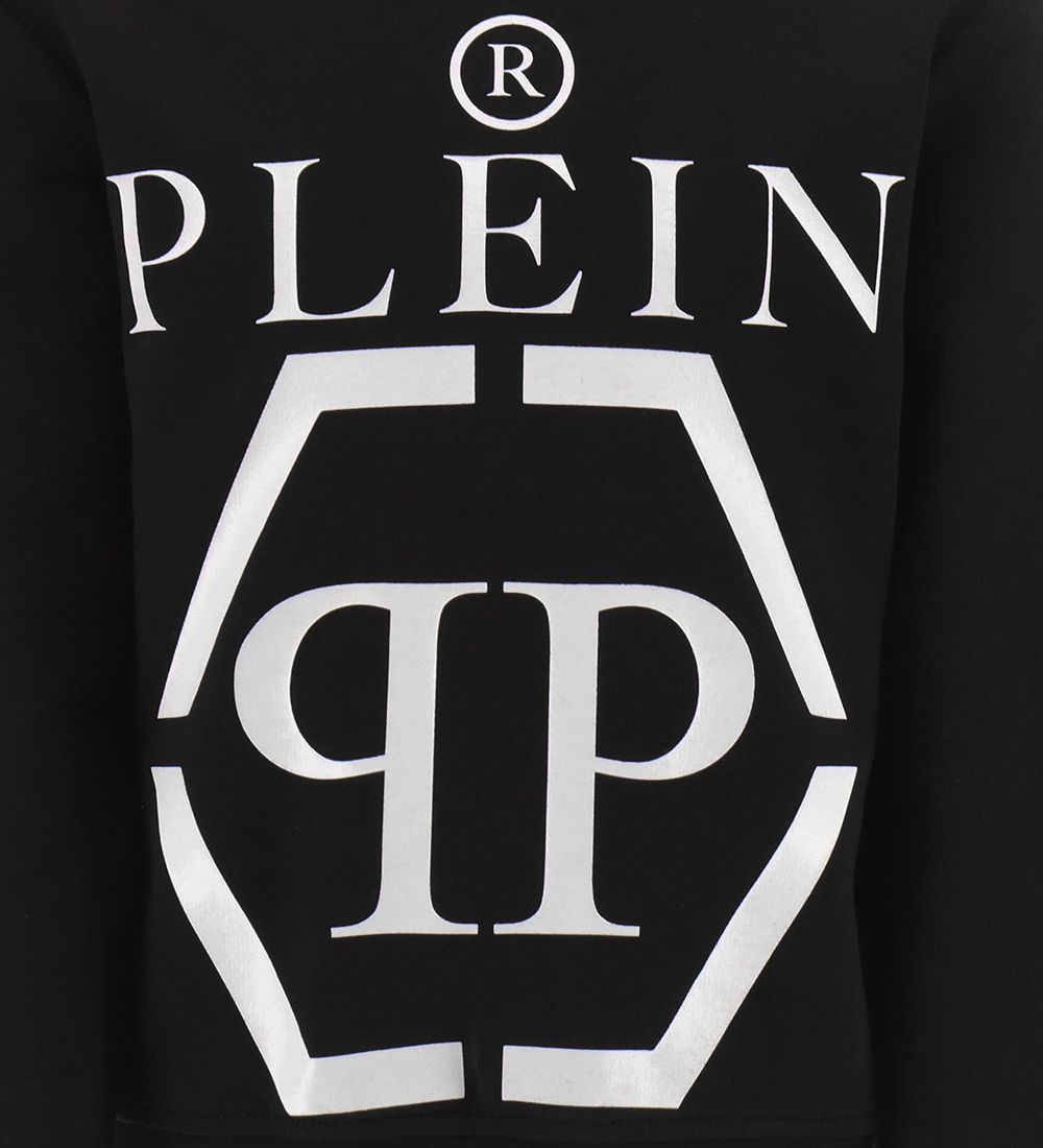 Philipp Plein Sweatshirt - Sort m. Logo