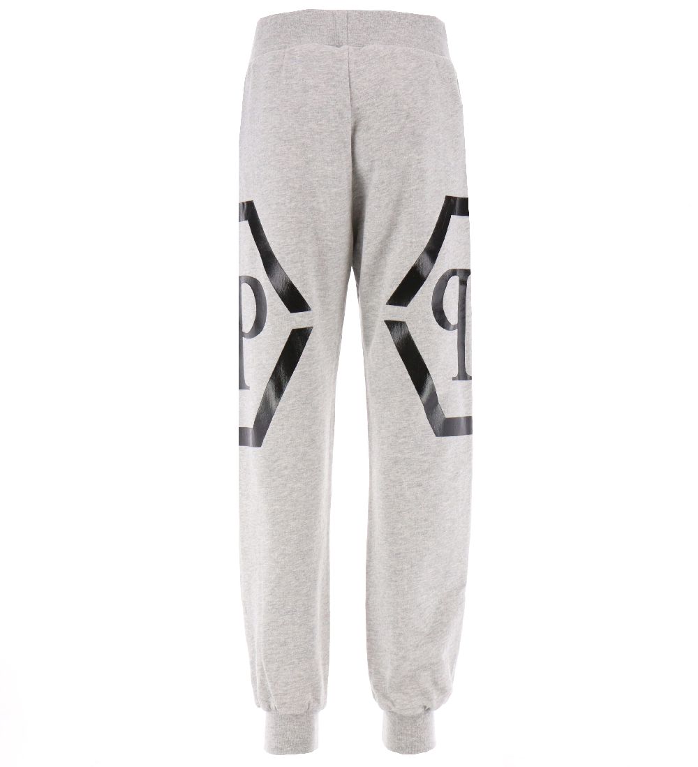 Philipp Plein Sweatpants - Gråmeleret m. Sort