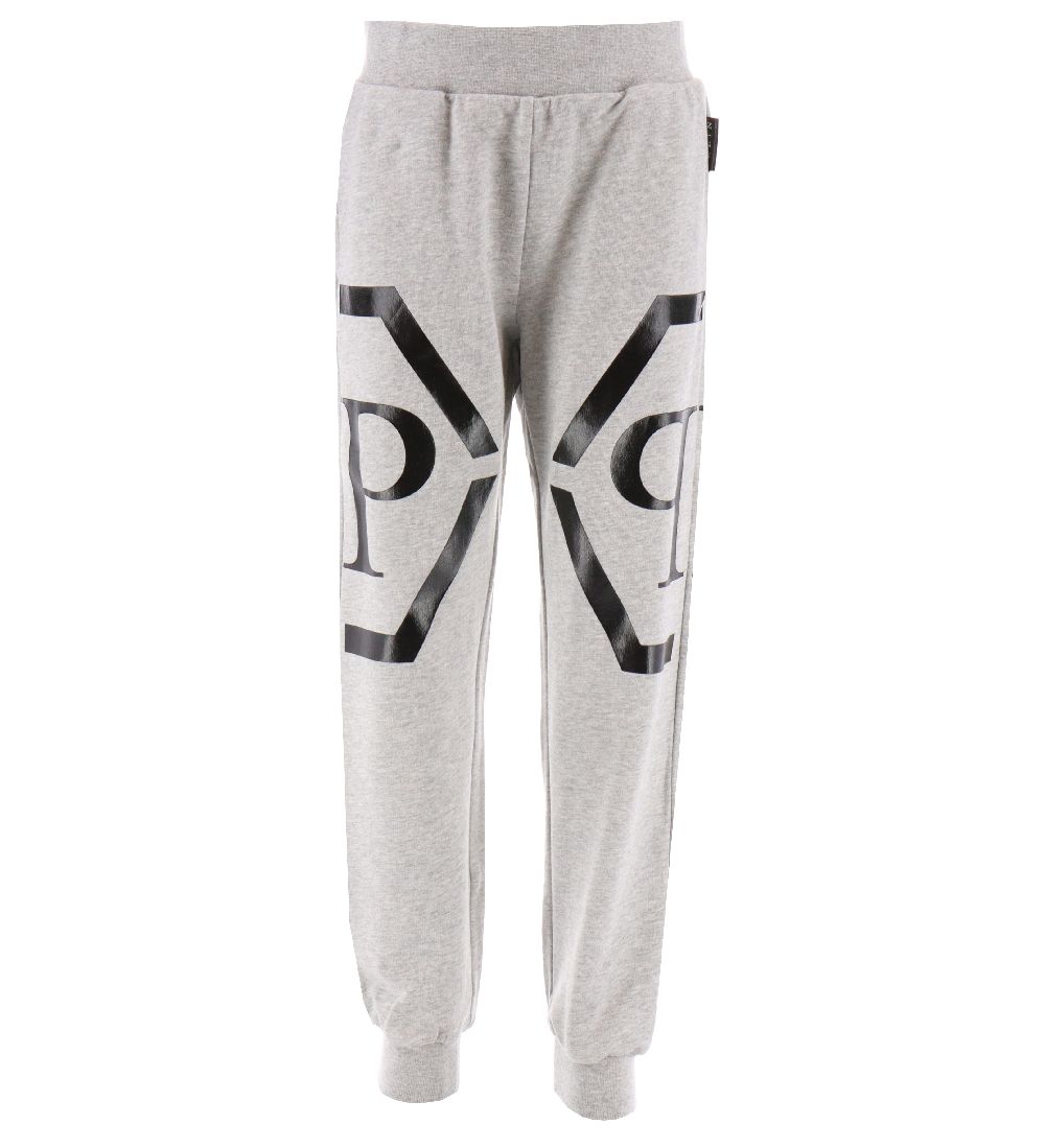 Philipp Plein Sweatpants - Gråmeleret m. Sort
