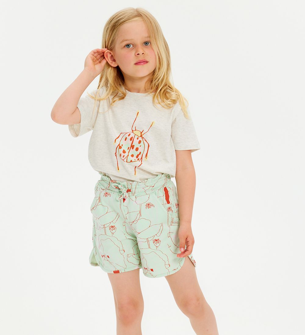 Soft Gallery Shorts - SgCera - Poppy - Misty Jade AOP