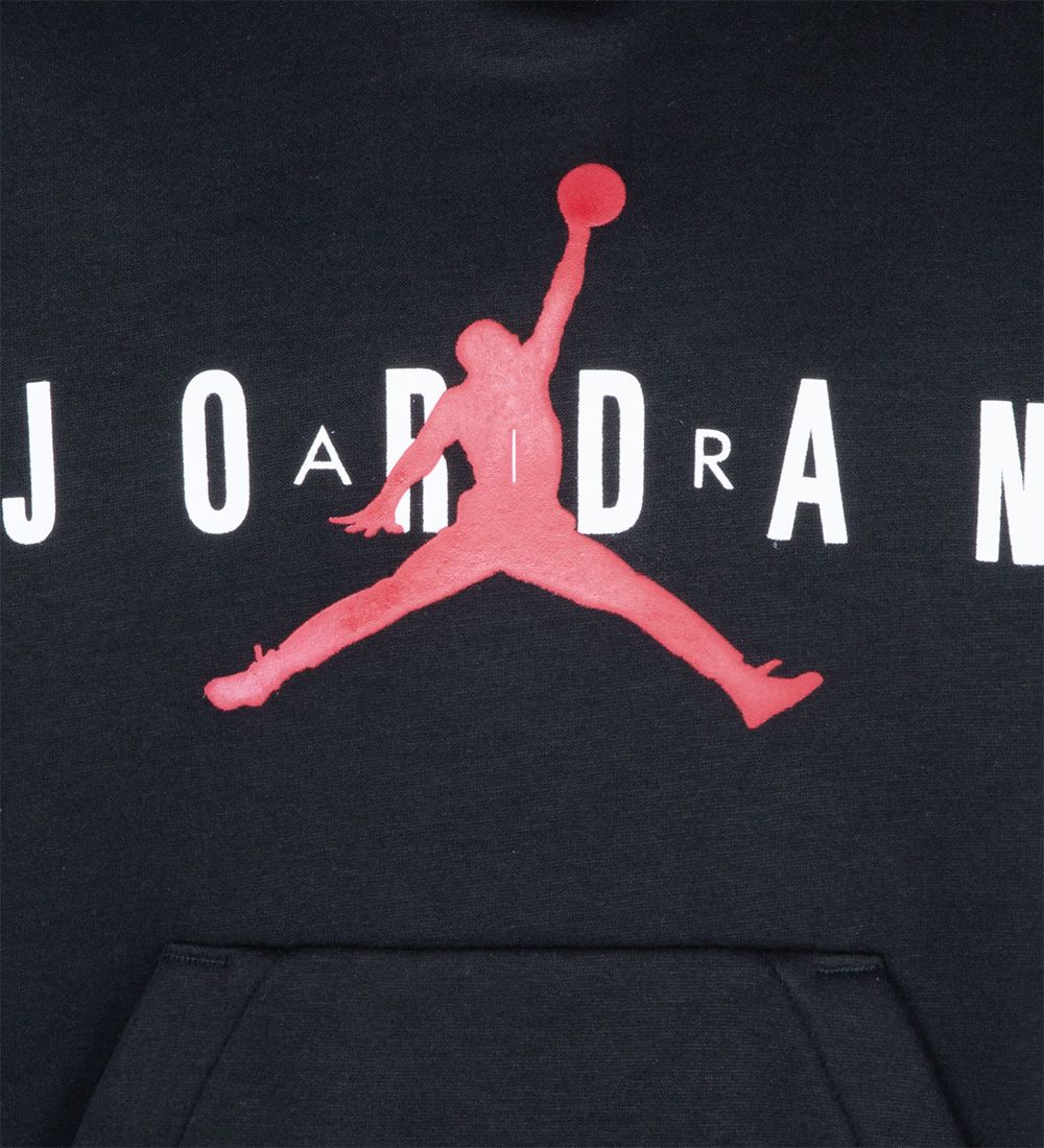 Jordan Hættetrøje - Sort m. Logo