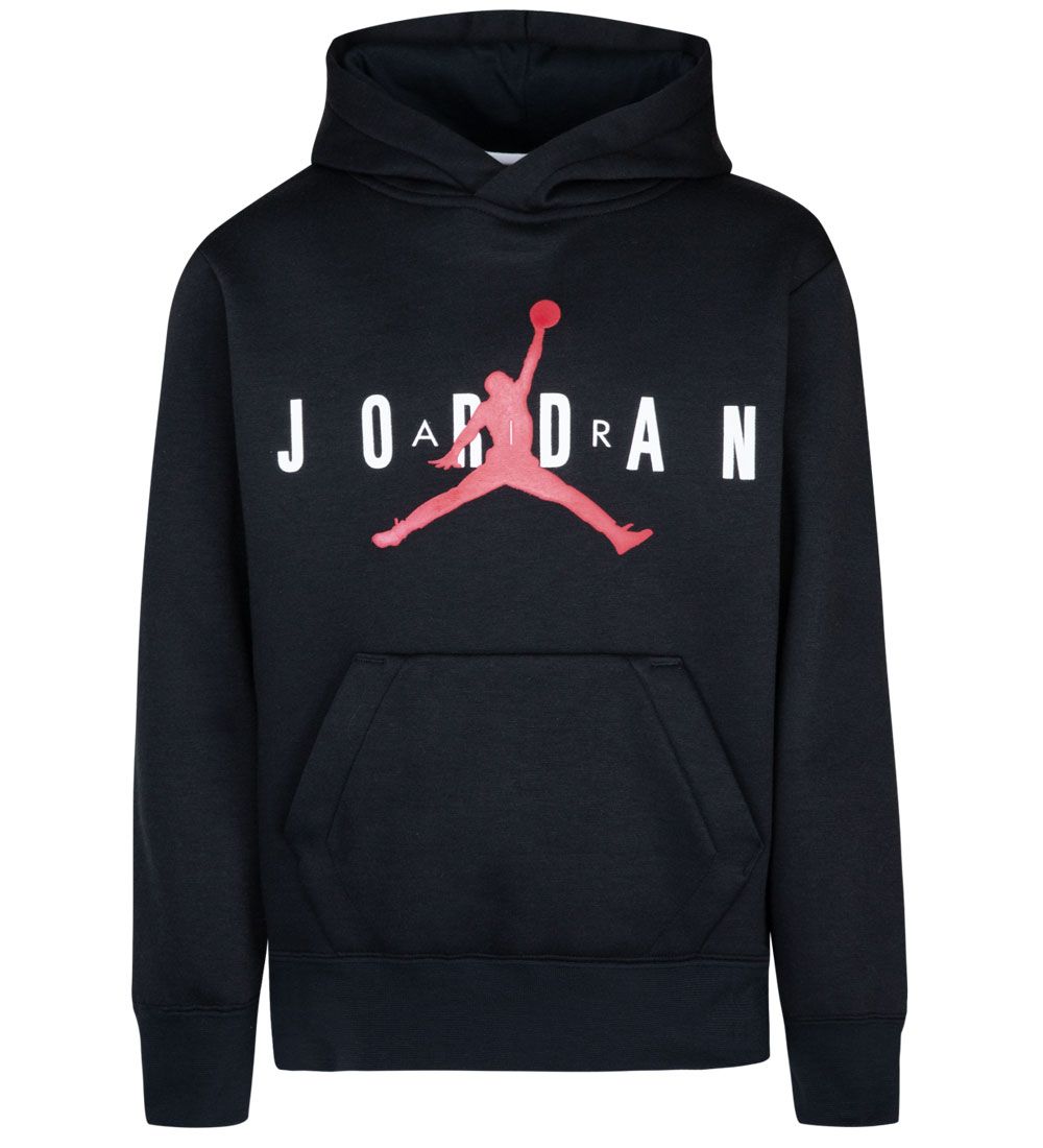 Jordan Hættetrøje - Sort m. Logo