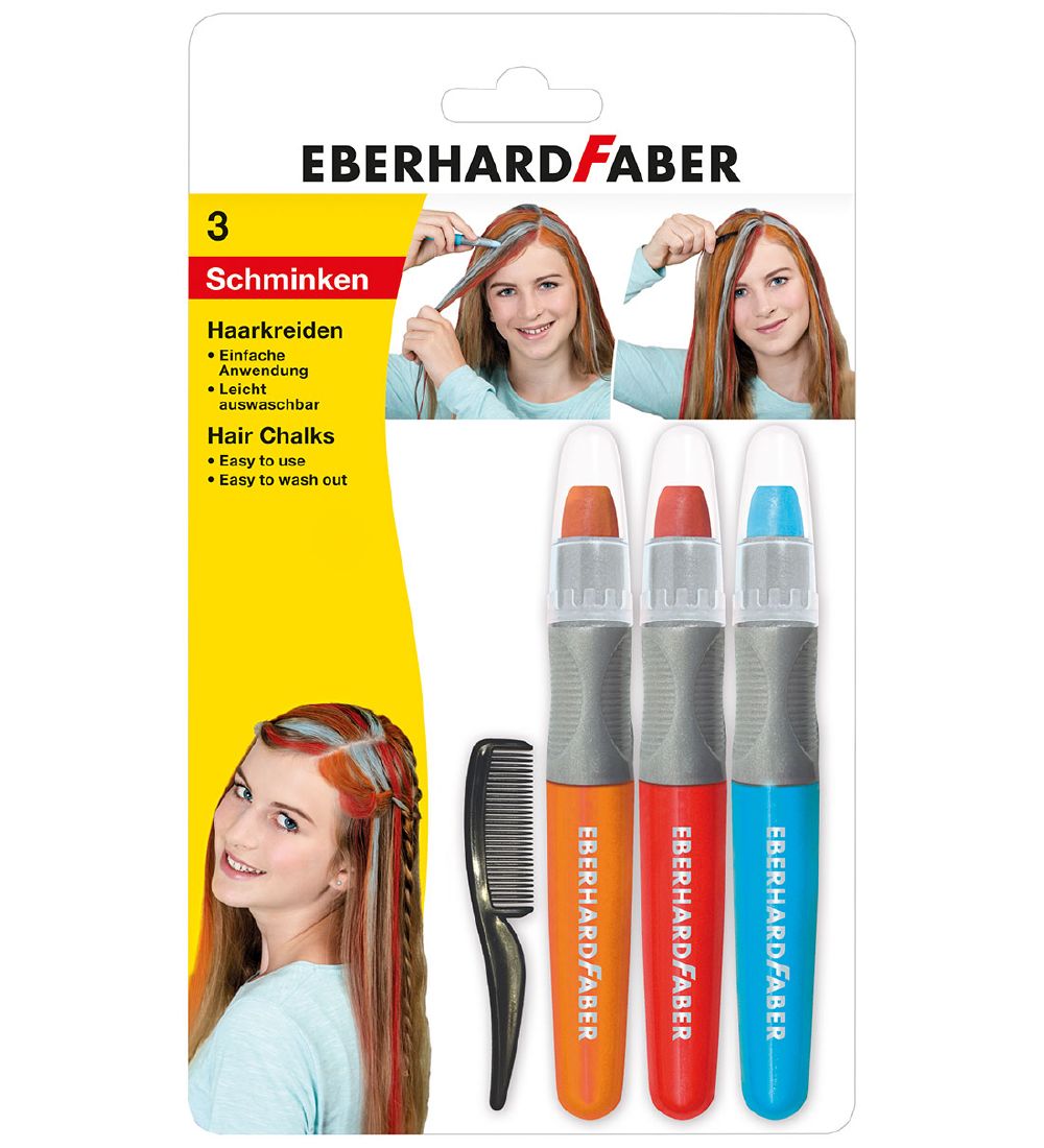 Eberhard Faber Hrfarve - 3 Farver - Basic