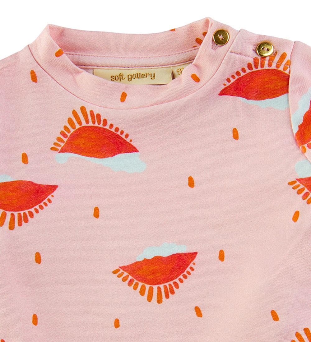 Soft Gallery Sweatshirt - SgEmili - Sun - Chalk Pink