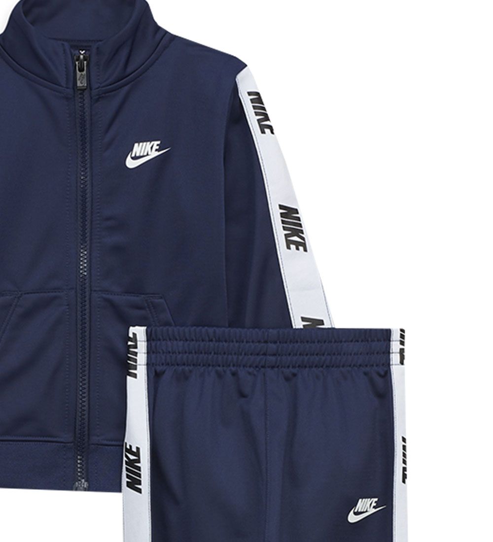 Nike Træningssæt - Cardigan/Bukser - Midnight Navy