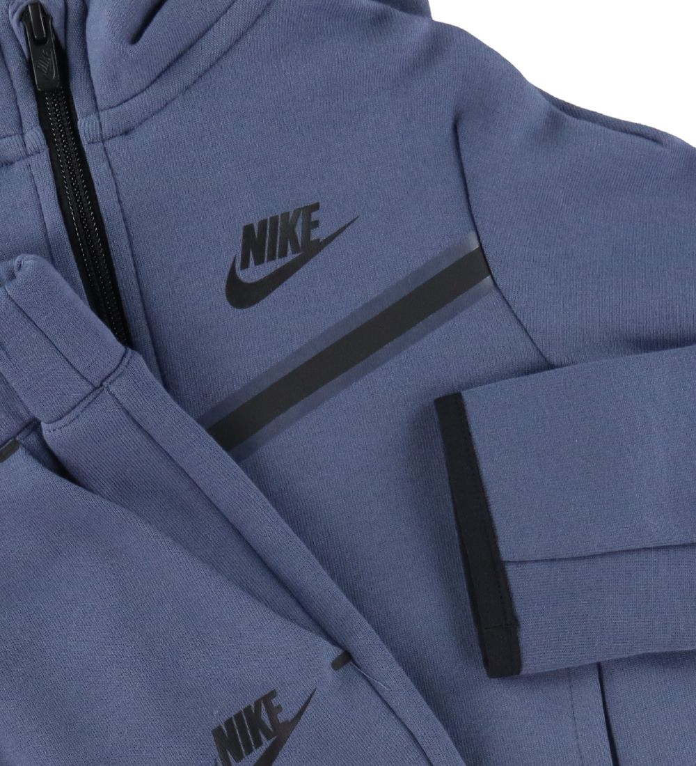 Nike Trningsst - Cardigan/Bukser - Tech - Diffused Blue